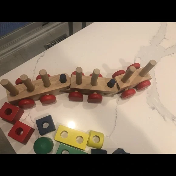 Melissa & Doug Stacking Train Set - Picture 3 of 3